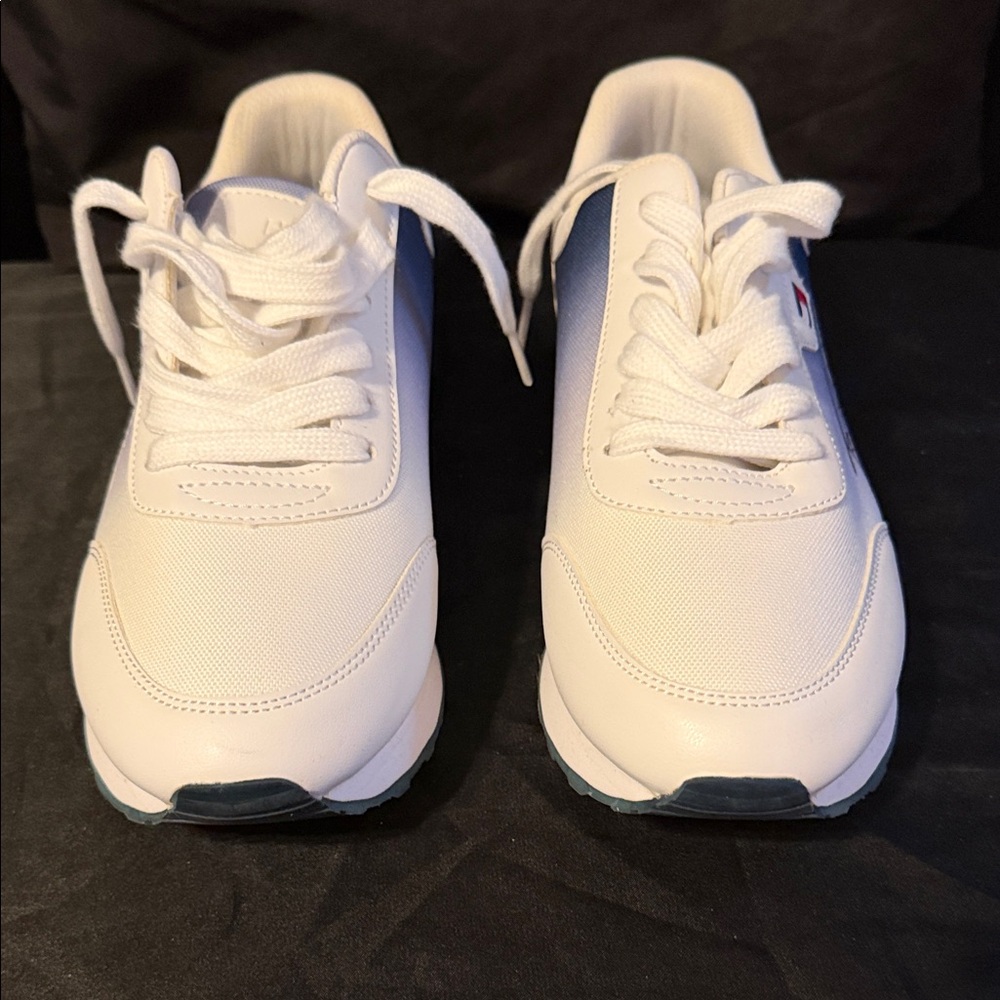 Tommy Hilfiger White with Red and Blue Sneakers